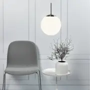 Cafe 30 Pendant Light Extra Large E27 in Opal White