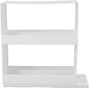 Sliding Spice Rack, 2 Tier Spices Organizers, Rotating Spice Rack, Spice Racks Standing for kitchen Countertop Organizer