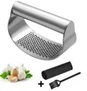 Garlic Press for Kitchen|Stainless Steel Garlic Press|Garlic Press|Ginger Press