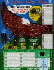 Eagle Pick'n Time - Single Game W/Seal Card Tabs NEW pull tabs