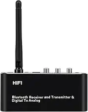 Optical Fiber Coaxial Digital to Analog Audio Adapter Audio Receiver Digital to Analog Converter Bluetooth Optical RCA 3.5mm Adapter