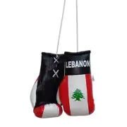 Lebanon Boxing Glove / Lebanon Flag / Mini Lebanon Boxing Glove