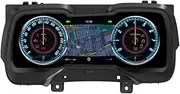 Car Heads Up Display Fit for Chevrolet Camaro 2010-2015 Instrument Screen Panel Unit Car LCD Digital Cluster Virtual Cockpit SpeedMeter Dash Digital Speedometer