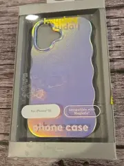Heyday Apple iPhone 16 Case for MagSafe - Wavy Iridescent New In Box (194)