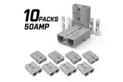 X-BULL 10 x 50A Anderson Style Plug Copper Connectors Terminals Pack Caravan Trailer Solar