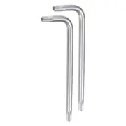 2pcs T25 Tamper Proof Torx Star Key Bit Wrench 2.99" CR-V Hand Tool