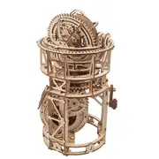 338pc Ugears Sky Watcher Tourbillon Clock Mechanical Wooden 3D Puzzle/Model 14+