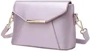 [Wukong Paradise] Lovely Handbag Messenger Bag Shoulder Bag Purse for Ladies, Light Purple