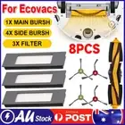 For Ecovacs Deebot Ozmo 920 950 T5/T8/T9 Filters Side Brush Set Vacuum Cleaner
