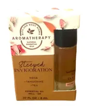 BATH & BODY WORKS BODY ESSENTIAL OIL ROLL-ON STEEPED INVIGORATION .27 OZ NEW