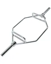 Sunny Health and Fitness Olympic Chrome Hex Bar
