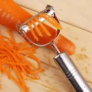 Stainless Steel Vegetable Fruit Peeler Julienne Hand Cutter Slicer Kitchen E:RR