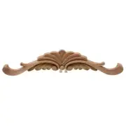 Wood Applique Carved Decal Corner Onlay Frame Vintage Home Door Furniture Decors