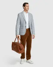 Blake Wool Blend Check Blazer