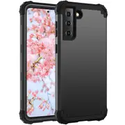 MCC Impact Samsung Galaxy S21 FE 5G Shockproof 3in1 Rugged Case Cover G990 [Black]