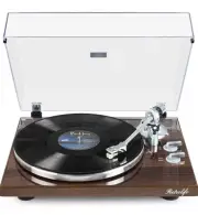 Retrolife Turntable Record Player Hi-Tech Belt-Driven HQ-KZ006 Bluetooth SEALED