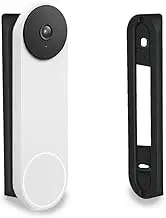 Gestech 45 Degree Angle Corner Mount Bracket For Google Nest Doorbell (Battery) Wireless Version, Slim Fit and Sturdy