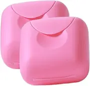 HOLIDYOYO 2Pcs Storage Box Portable Tampon Case Durable Holder for Feminine Hygiene Smooth Surface Safe and Reliable for Travel and Everyday Use