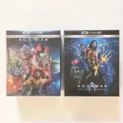 Aquaman + Aquaman and The Lost Kingdom Steelbook [4K+2D] One Click Box Manta Lab