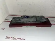 MSC SEASIDE Cruise Ship Model Pewter Metal on Wood Base 11"
