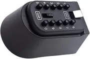 UTHCLO 1 Set Wall Mounted Key Lock Box Portable Key Safe with Combination Lock for Home Office Emergency Use Sturdy Construction