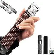 Sheremart Pocket Guitar Pro, Smart Guitar Chord Trainer Practice Tool, Digital Guitar Chord Trainer, Pocket Guitar Practice Tool, Portable Digital Guitar Trainer, Practice Guitar Neck (1pcs)