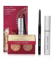 Bobbi Brown Gilded Gleam Eyeshadow, Eyeliner & Mascara Set Limited Edition