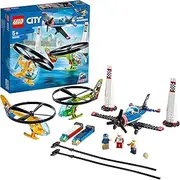 LEGO 60260 City Airport Air Race Toy, Plane & Helicopters Play Set, Aeroplane Toys for Kids 5+