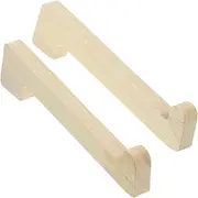 DOITOOL 2pcs Wooden Laptop Stand Riser Height Laptop Holder for Desk Lightweight Portable Computer Stand for Office Home Bedroom Living Room Use