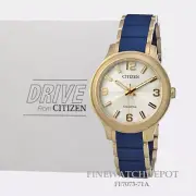 Authentic Citizen Eco-Drive Women's "Drive" Rose Gold Tone Watch FE7073-71A
