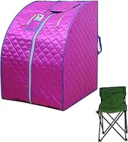 Infrared Sauna Home Spa Portable Personal Far Dry Sauna Tent for SPA Purple
