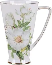 Coffee Cup Teacup,Vintage Bone China Tea Cup, Coffee Mug 500ML Large Caliber Mug Creative Bone China Coffee Cup Large Capacity Milk Cup for Home and Office Tea Cup