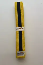 Tiger Claw Belt Yellow Black Stripe