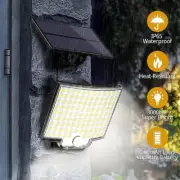 106 LED Solar Motion Sensor Light Outdoor Security Garden Flood Lamp