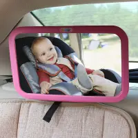 在飛比找蝦皮購物優惠-☫◑汽車兒童安全座椅專用反向嬰兒反光鏡提籃后視鏡車內寶寶觀察