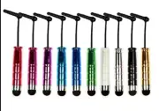 Mini Stylus Touch Pen Metallic Colors Universal Touch Screen - Set of 10