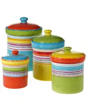 Certified International Mariachi 4pc Canister Set