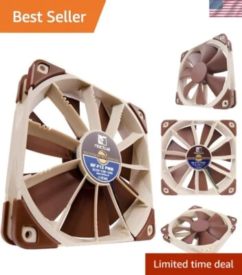 Ultra-Quiet 120mm Fan with PWM Control - Max 1500 RPM for Silence & Efficiency