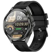 Bluetooth Smart Watch 1.75 AMOLED Touch Screen Call Heart Rate BT 5.3 Black