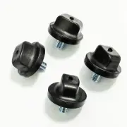 4 Pieces M5 Snowboard Binding Adjuster Screw for Snowboard Binding Fixing