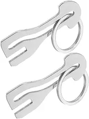 [ROMISBABA] 2Pcs Shopping Cart Token Keychain Trolley Key Ring Shopping Tokens Stylish Pendants for Grocery Carts Practical Key Fob for Everyday Use