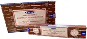 Satya Incense Sticks, 12 Packs x 15g, Aromatic Frankincense