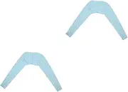 [Kisangel] 2 pcs Shawl Cuff Men gofts Athletic Sleeves arm Shield Sleeves Summer Shawl Arm Sleeve Cooling Arm Cover Biker Gloves for Men Cooling Shawl Arm Sleeves Miss Nylon Sports