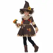 Pumpkin Patch Scarecrow Wizard Of Oz Halloween Toddler Child Girls Costume