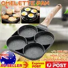 4 Cup Fried Egg Pancake Burger Pan Non Stick Breakfast Egg Pan AU