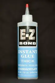 E-Z BOND SUPER GLUE (cyanoacrylate) THICK 1500 cps