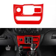 Center Control Cigarette Lighter USB Socket Panel Cover For Jeep Wrangler JL JT (for: Jeep)