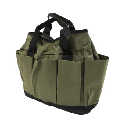 Gardening Kit Tool Storage Multi-pocket Organizer Bag Tote Tools