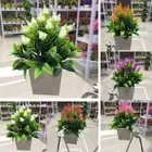 New Indoor Home Artificial Plants Pot Faux Garden