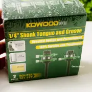 Carpenter Tongue & Groove Set 2 Pieces 1/4" Shank Router Bit Pro Set tool
